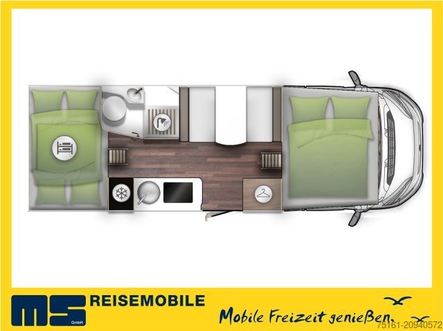 Alkoven Wohnmobil FORSTER A 699 DVB / -2026- / 165PS-8G AUTOMATIK