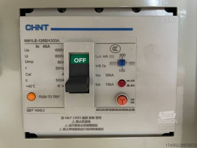 Baumaschine  breaker 40A and control panel cabinet - DPX-25095