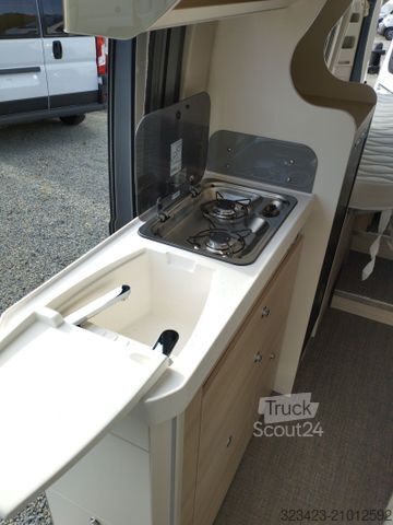 Husbil EURAMOBIL Van V 635 EB Captain-Chair- Sitze, Skyroof, RFK