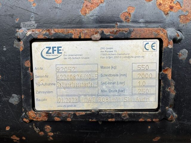 Лопата. ZFE Side-Tilting bucket