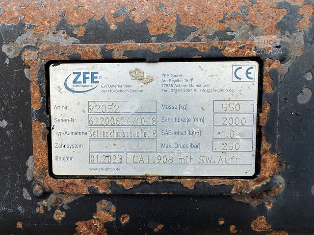 Schop ZFE Side-Tilting bucket