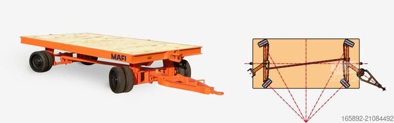 Rimorchi scarrabili Mafi 1060 / 4t