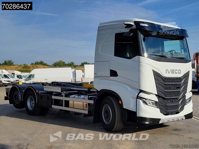 Containertransport (haakarmsysteem) Iveco X-Way 580 6X2 Palfinger PHT20SLD5 Hooklift Lift...