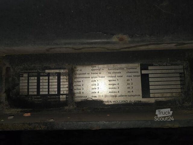 Open semitrailer Pacton TPD