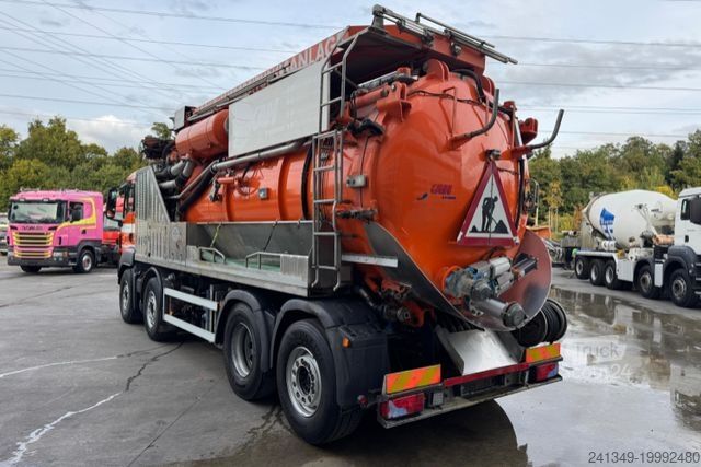 Vacuum tank truck MAN TGS 35.480 Jurop Kanalreinigung