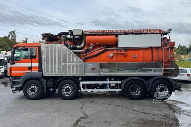 Vacuum tank truck MAN TGS 35.480 Jurop Kanalreinigung