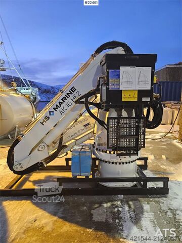 Nostotyökalu HS AK 16 HE 2 Maritime crane – 16 t/m crane and remot