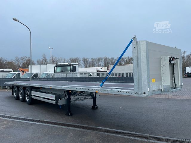 Werkplatform oplegger SCHMITZ CARGOBULL SPL 24/L  Plateau Twistlock & Rungen -MIETE-