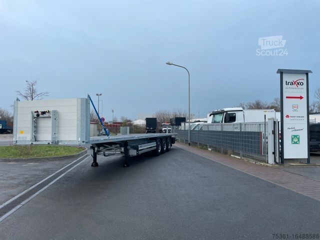 Werkplatform oplegger SCHMITZ CARGOBULL SPL 24/L  Plateau Twistlock & Rungen -MIETE-