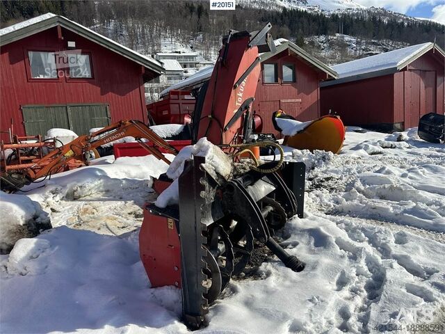 Entreprenadmaskiner Tokvam 256THS flex snow blower.