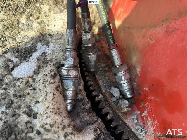 Entreprenadmaskiner Tokvam 256THS flex snow blower.