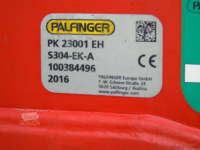 Autokrāna kravas automašīna Volvo FM 420 + PALFINGER 23001-EH + 8X4 + PERFECT EURO 6