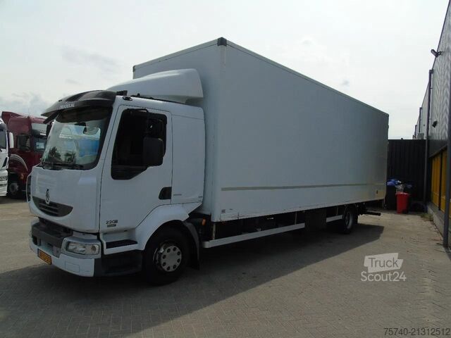 Benne fermée Renault Midlum 220 + euro 5 + MANUAL + lift + 12T