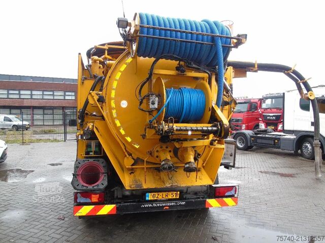 Aspirateur de boues Scania P 360 + COMBI VACUUM WIEDEMANN + 6X4