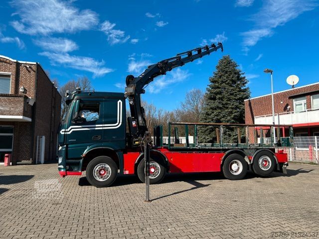 Teherautóra szerelt daru MERCEDES-BENZ 3253 Pritsche + HIAB 302 Kran 8x2-4