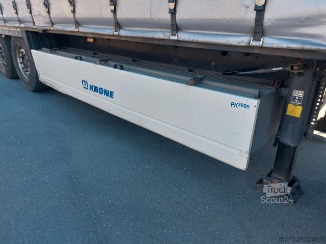 Auflieger mit Pritsche & Plane KRONE SD Tautliner-Lift-Edscha-SAF-Anti Vandalismus Pl