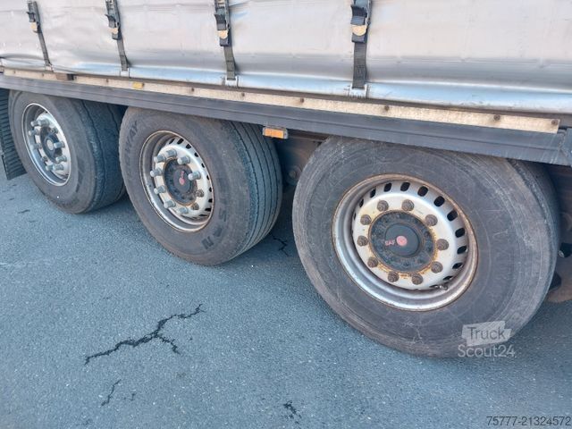 Auflieger mit Pritsche & Plane KRONE SD Tautliner-Lift-Edscha-SAF-Anti Vandalismus Pl