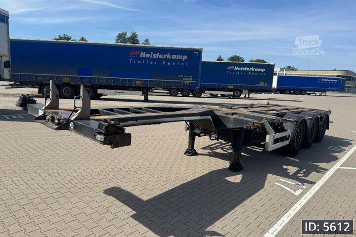 Containervervoer Pacton TXD 339 Multi / 2x Extandable / Lift axle / NL ...