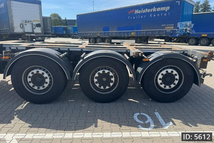 Containervervoer Pacton TXD 339 Multi / 2x Extandable / Lift axle / NL ...