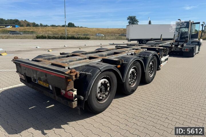 Containervervoer Pacton TXD 339 Multi / 2x Extandable / Lift axle / NL ...