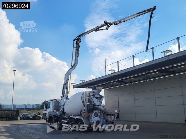 Mixer Mercedes Actros 3241 8X4 Putzmeister TMM 21 PUMI 7m3 Lie...