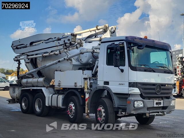 Mixer Mercedes Actros 3241 8X4 Putzmeister TMM 21 PUMI 7m3 Lie...