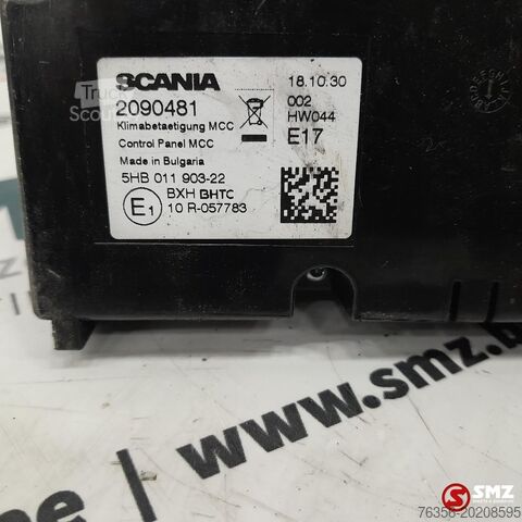 Eletricidade Scania Occ MCC3 airconditioningsbedieningspaneel Scania