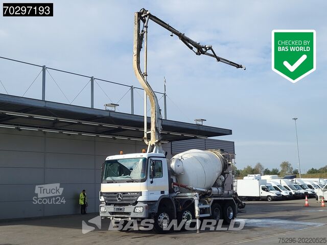 Betonpomp Mercedes Actros 3241 8X4 Mecbo ATB 4.22/70 HSL PUMI 7m3 ...