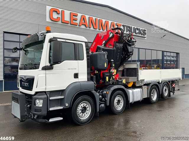 شاحنة رافعة Man TGS 35.430 Euro 6 Fassi 135 Tonmeter laadkraan ...
