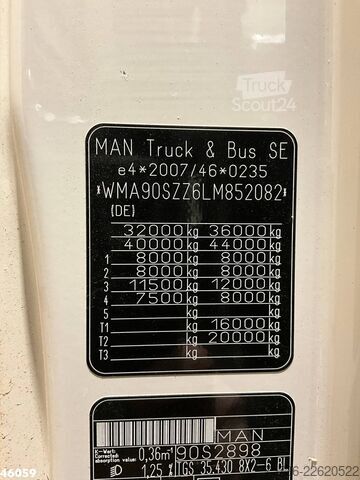 Kranwagen Man TGS 35.430 Euro 6 Fassi 135 Tonmeter laadkraan ...
