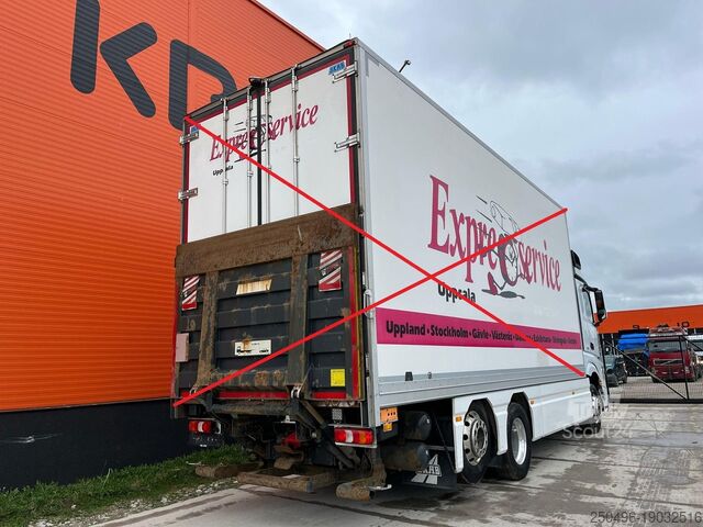 Chassihytt Mercedes-Benz Actros 2545 6x2*4 BOX L=7445 mm