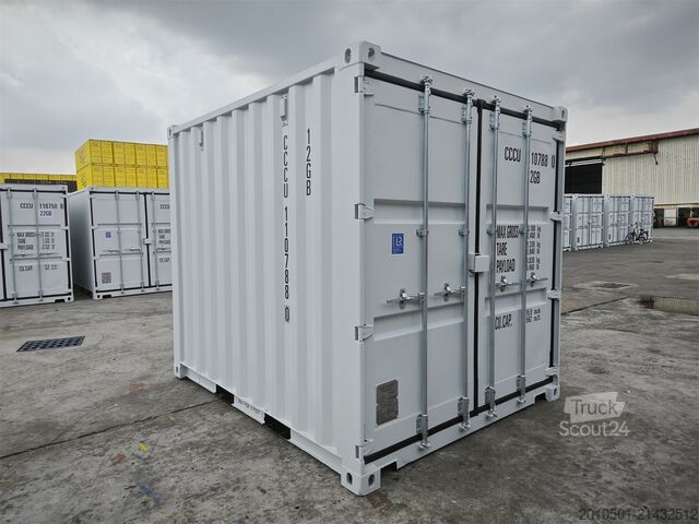 Kontener morski 10 Fuß Seecontainer/ one Way Lagercontainer / Anthrazit / Lichtgrau