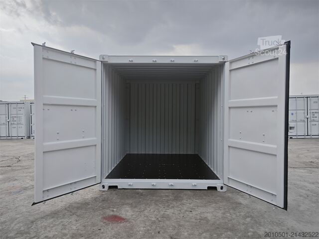 Contentor de transporte 10 Fuß Seecontainer / one Way Lagercontainer / Anthrazit / Lichtgrau