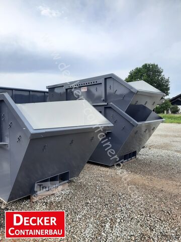 Contentor residencial Decker Containerbau Absetzmulde 10 m³ Asymmetrisch offen