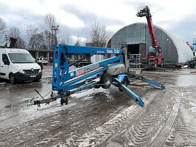 Aanhangwagen gemonteerde hoogwerker Genie TZ-50 DC w/Drive (17m)