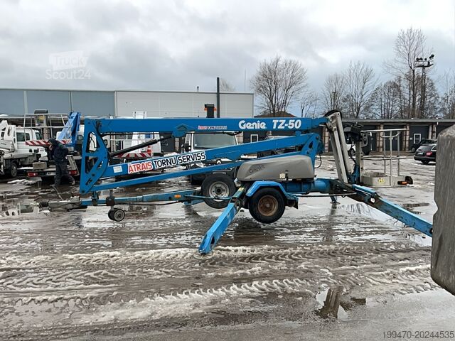Aanhangwagen gemonteerde hoogwerker Genie TZ-50 DC w/Drive (17m)