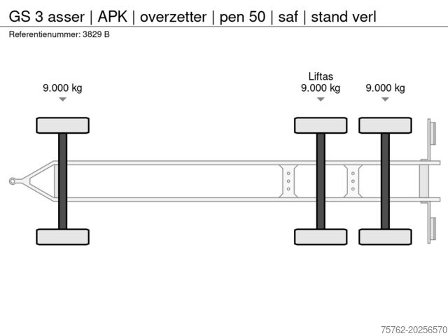 Containertransport GS 3 asser | APK | overzetter | pen 50 | saf | sta...