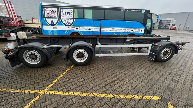 Containertransport GS Meppel 3 asser container aanhanger  | overzetter | led...