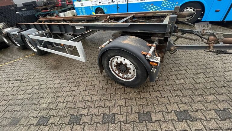 Containertransport GS Meppel 3 asser container aanhanger  | overzetter | led...