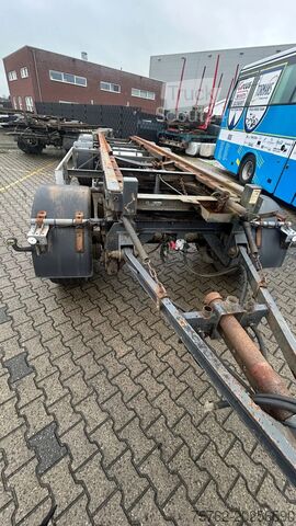 Containertransport GS Meppel 3 asser container aanhanger  | overzetter | led...