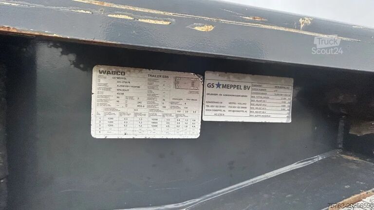 Containertransport GS Meppel 3 asser container aanhanger  | overzetter | led...