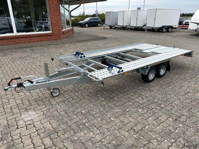 Rimorchio trasporta auto Saris Fahrzeugtransporter 401 202 2700 2 K 2,7t Autot...