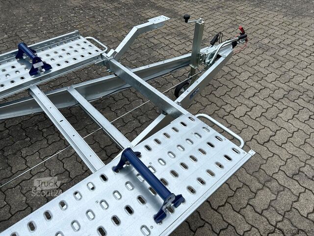 Rimorchio trasporta auto Saris Fahrzeugtransporter 401 202 2700 2 K 2,7t Autot...
