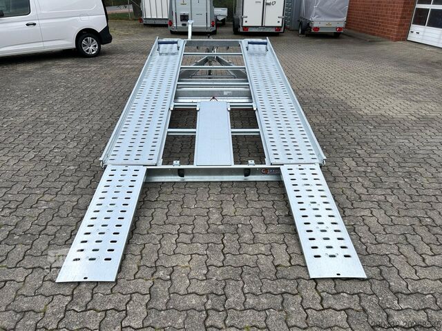 Rimorchio trasporta auto Saris Fahrzeugtransporter 401 202 2700 2 K 2,7t Autot...