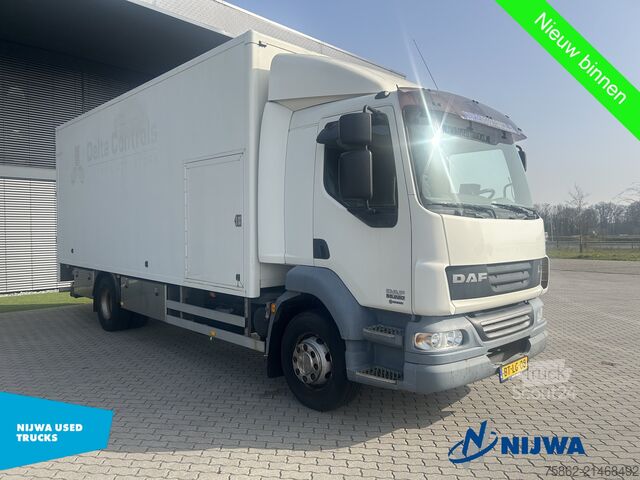 Koffer DAF LF 55.220 4x2 Kogelkoppeling + Laadklep