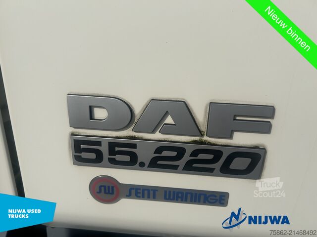 Koffer DAF LF 55.220 4x2 Kogelkoppeling + Laadklep