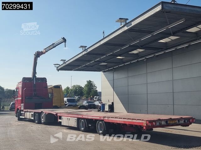DAF XF 440 6X2 NL-combi Transporter HMF 900-K2 Kran Winch Lift-Lenkachse Euro 6 DAF XF 440 6X2 NL-combi Transporter HMF 900-K2 Kran...
