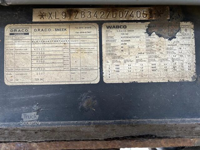 Refrigerated/freezer transport DRACO gelenkt,steering,gestuurd,klep,carrier Maxima,s...