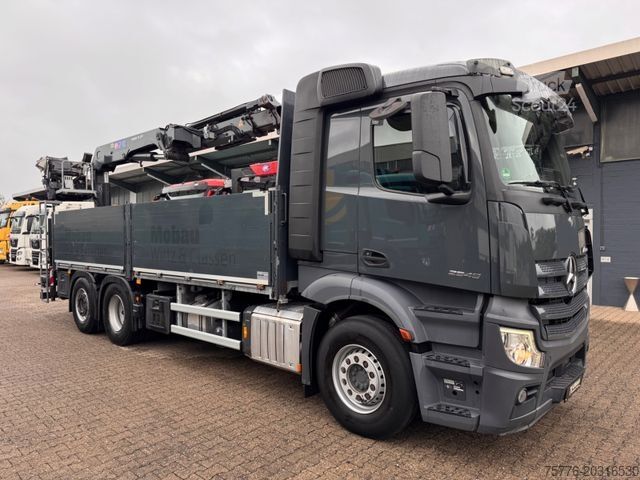Krautuvas sumontuotas ant sunkvežimio MERCEDES-BENZ 2545 Actros 5 L  Baustoffkran HMF  TOP