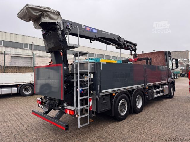 Tovorna dvigalka na tovornjaku MERCEDES-BENZ 2545 Actros 5 L  Baustoffkran HMF  TOP